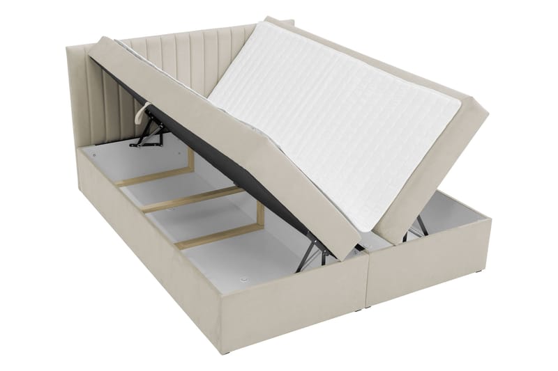 Calrosor Sängpaket Kontinentalsäng med Förvaring 160x200 cm - Svart - Möbler - Sovrum - Sängar - Komplett Sängpaket