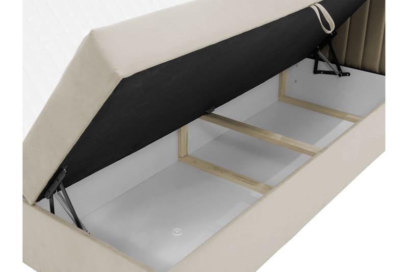 Calrosor Sängpaket Kontinentalsäng med Förvaring 180x200 cm - Grå - Möbler - Sovrum - Sängar - Komplett Sängpaket