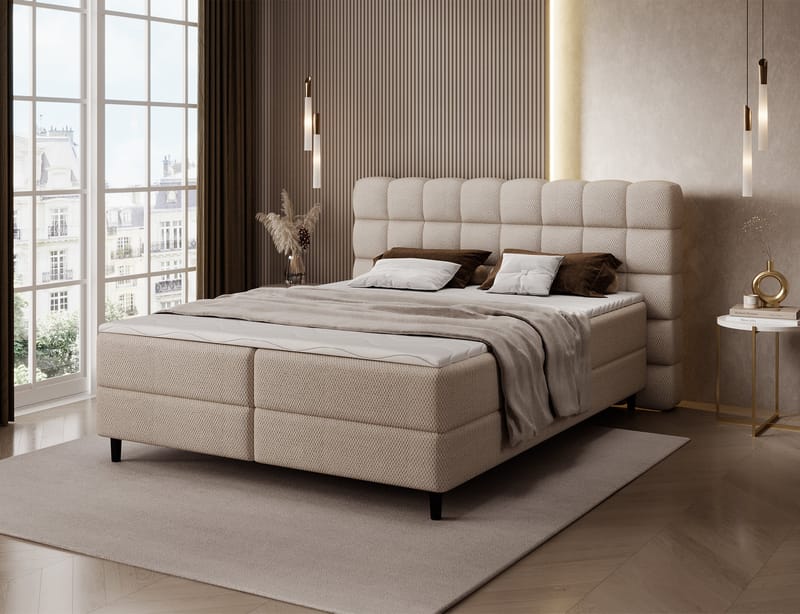 Camma Sängpaket Kontinentalsäng med förvaring 140x200 cm - Calmora 18 - Möbler - Sovrum - Sängar - Kontinentalsängar