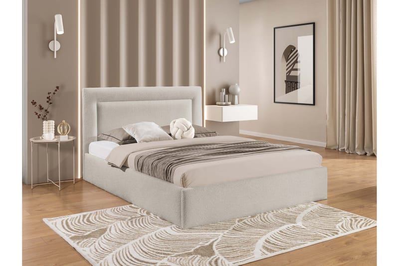 Carve Förvaringssäng - Beige - Möbler - Sovrum - Sängar - Sängar med förvaring