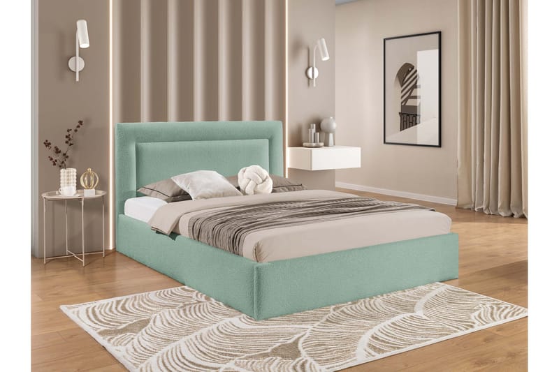 Carve Förvaringssäng - Mint Grön - Möbler - Sovrum - Sängar - Sängar med förvaring