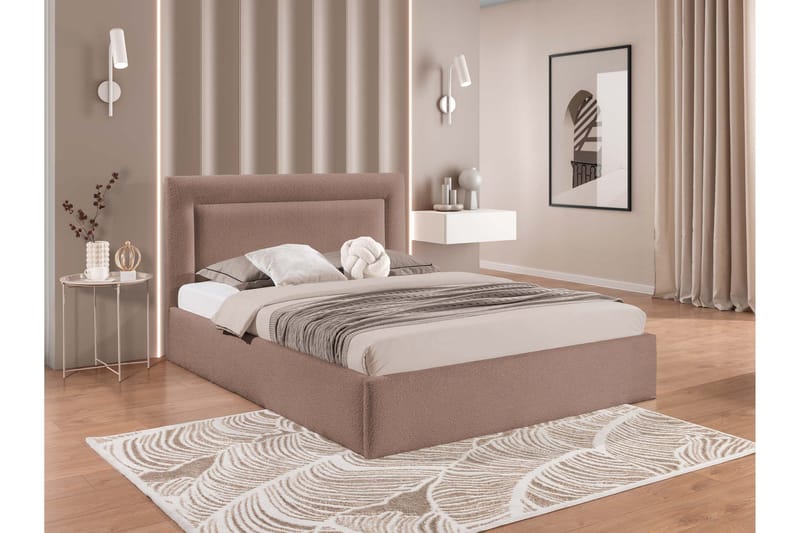 Carve Förvaringssäng - Rosa - Möbler - Sovrum - Sängar - Sängar med förvaring