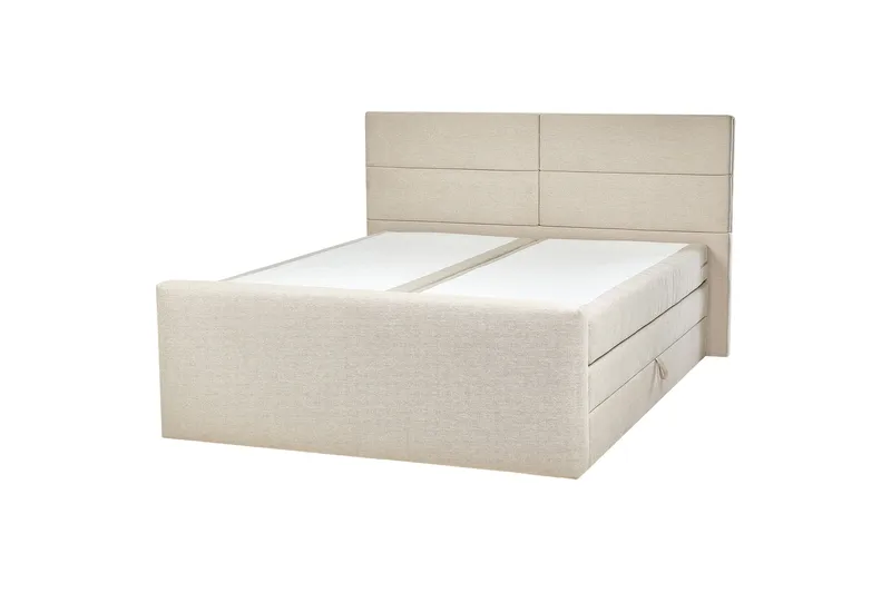 Cecil Kontinentalsäng 180x200 cm, Beige/Silver