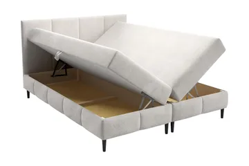 Celestine Förvaringssäng 120x200 cm - Beige/Grå - Möbler - Sovrum - Sängar - Komplett Sängpaket