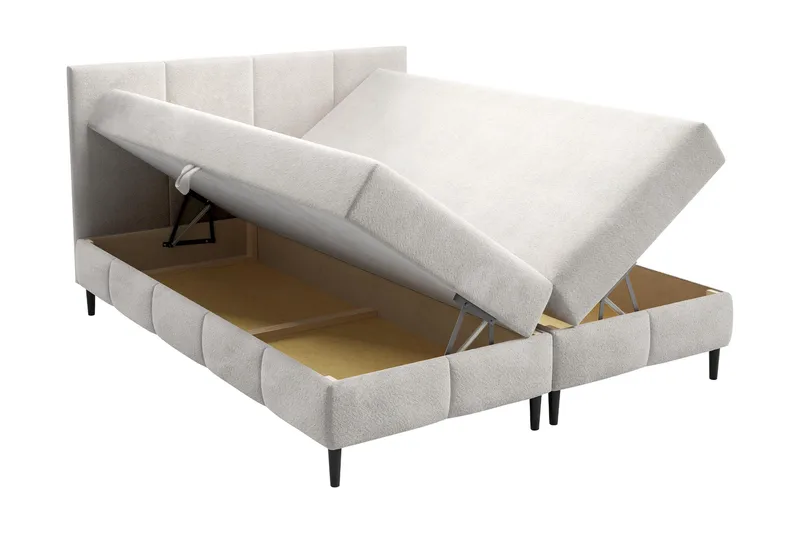 Celestine Förvaringssäng 120x200 cm - Beige/Grå - Möbler - Sovrum - Sängar - Komplett Sängpaket