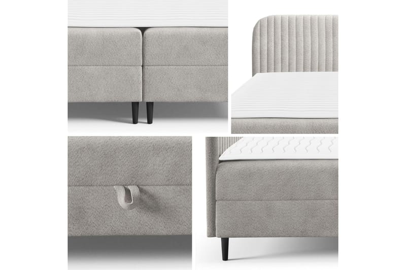 Celestine Förvaringssäng 140x200 cm - Beige - Möbler - Sovrum - Sängar - Komplett Sängpaket