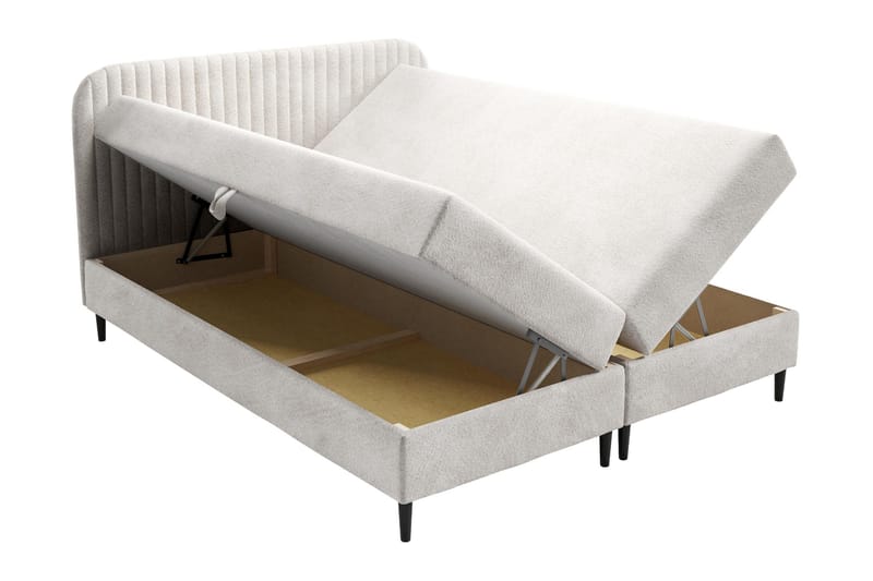 Celestine Förvaringssäng 200x200 cm - Beige - Möbler - Sovrum - Sängar - Komplett Sängpaket