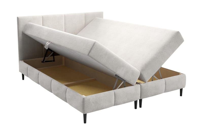 Celestine Förvaringssäng 200x200 cm - Grå - Möbler - Sovrum - Sängar - Komplett Sängpaket