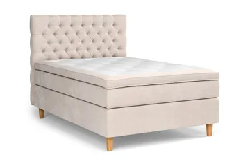 Celine Kontinentalsäng 120x200cm - Beige/Sammet - Möbler - Sovrum - Sängar - Kontinentalsängar