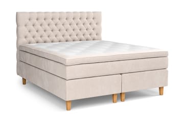 Celine Kontinentalsäng 160x200cm - Beige/Sammet - Möbler - Sovrum - Sängar - Kontinentalsängar