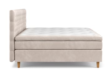 Celine Kontinentalsäng 160x200cm - Beige/Sammet - Möbler - Sovrum - Sängar - Kontinentalsängar