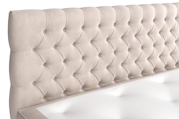 Celine Kontinentalsäng 160x200cm - Beige/Sammet - Möbler - Sovrum - Sängar - Kontinentalsängar