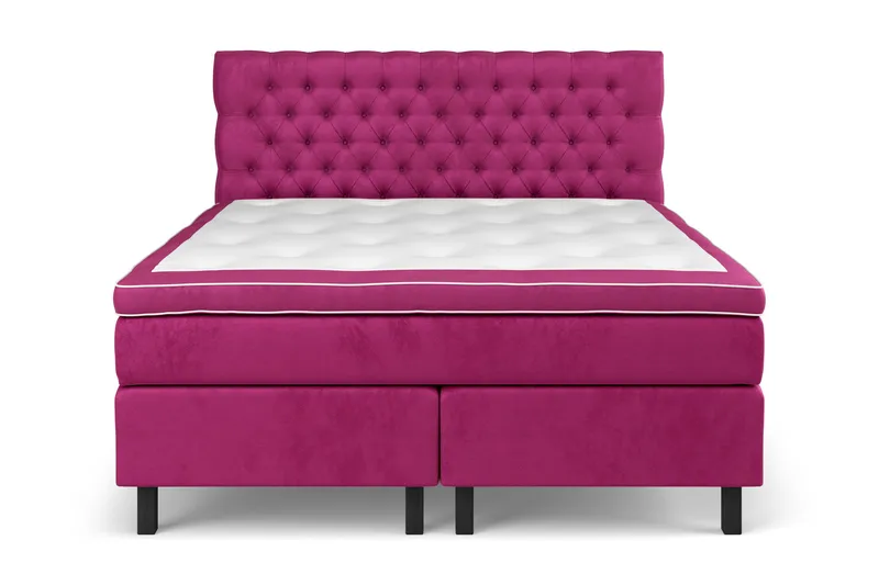 Celine Kontinentalsäng 160x200cm - Rosa/Sammet - Möbler - Sovrum - Sängar - Kontinentalsängar
