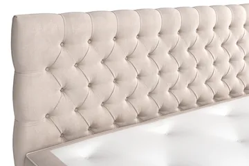 Celine Kontinentalsäng 180x200cm - Beige/Sammet - Möbler - Sovrum - Sängar - Kontinentalsängar