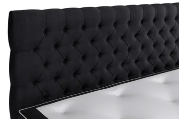 Celine Kontinentalsäng 180x200cm - Svart/Sammet - Möbler - Sovrum - Sängar - Komplett Sängpaket