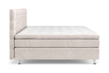 Celine Kontinentalsäng 210x210cm - Beige/Sammet - Möbler - Sovrum - Sängar - Komplett Sängpaket