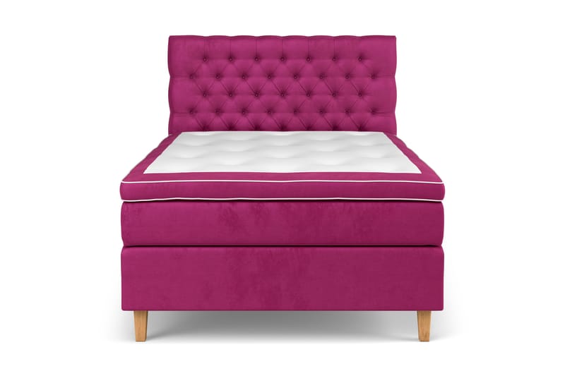 Celine Sängpaket 120x200 cm - Rosa/Sammet - Möbler - Sovrum - Sängar - Komplett Sängpaket