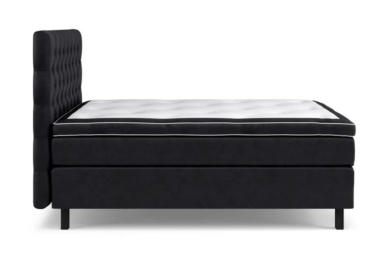 Celine Sängpaket 120x200 cm - Svart/Sammet - Möbler - Sovrum - Sängar - Komplett Sängpaket