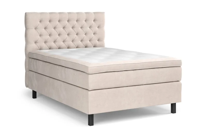 Celine Sängpaket 140x200cm - Beige/Sammet - Möbler - Sovrum - Sängar - Komplett Sängpaket