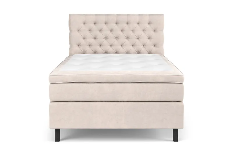Celine Sängpaket 140x200cm, Beige/Sammet