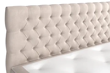 Celine Sängpaket 160x200cm - Beige / Sammet - Möbler - Sovrum - Sängar - Kontinentalsängar