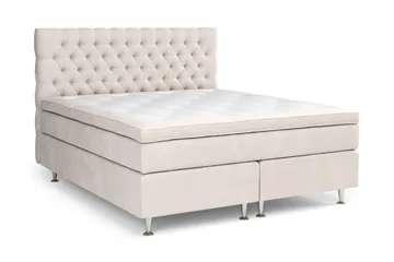 Celine Sängpaket 180x200 cm - Beige/Sammet - Möbler - Sovrum - Sängar - Kontinentalsängar