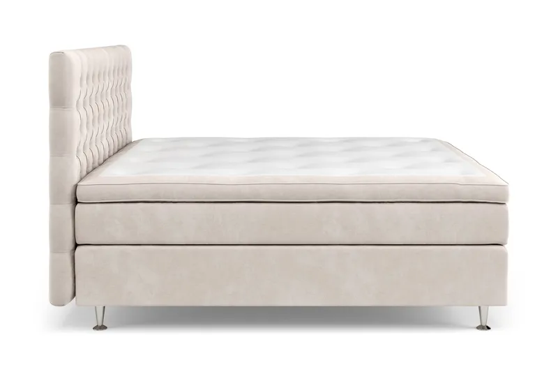 Celine Sängpaket 180x200 cm - Beige/Sammet - Möbler - Sovrum - Sängar - Komplett Sängpaket
