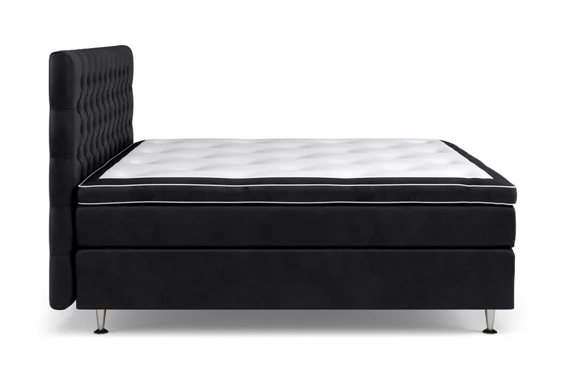 Celine Sängpaket 180x200 cm - Svart/Sammet - Möbler - Sovrum - Sängar - Komplett Sängpaket