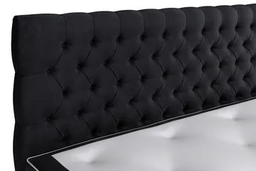 Celine Sängpaket 180x200 cm - Svart/Sammet - Möbler - Sovrum - Sängar - Komplett Sängpaket