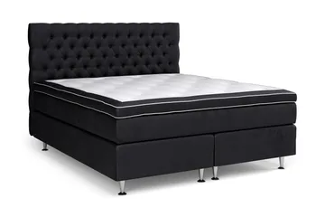 Celine Sängpaket 180x200 cm - Svart/Sammet - Möbler - Sovrum - Sängar - Komplett Sängpaket