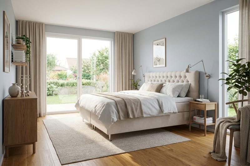 Celine Sängpaket 210x210 cm - Möbler - Sovrum - Sängar - Komplett Sängpaket