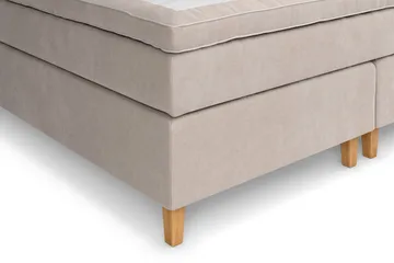 Celine Sängpaket 210x210cm - Beige/Sammet - Möbler - Sovrum - Sängar - Komplett Sängpaket
