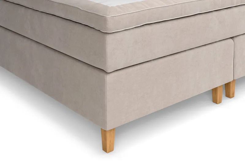 Celine Sängpaket 210x210cm - Beige/Sammet - Möbler - Sovrum - Sängar - Komplett Sängpaket