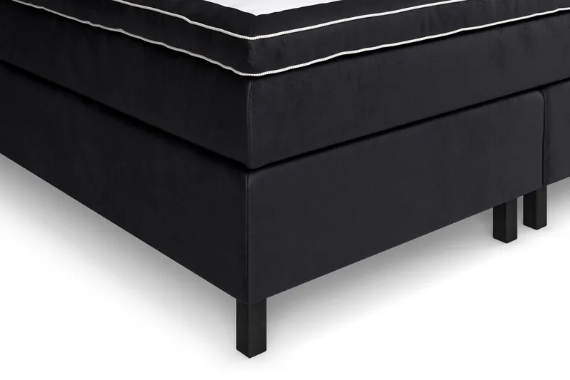 Celine Sängpaket 210x210cm - Svart/Sammet - Möbler - Sovrum - Sängar - Kontinentalsängar