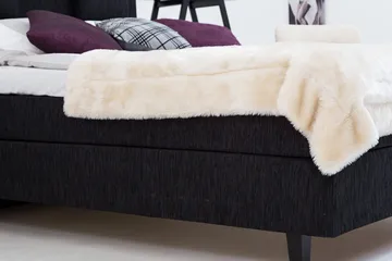 Charleston Kontinentalsäng 120x200 Fast Polyeterskum - Svart - Möbler - Sovrum - Sängar - Kontinentalsängar