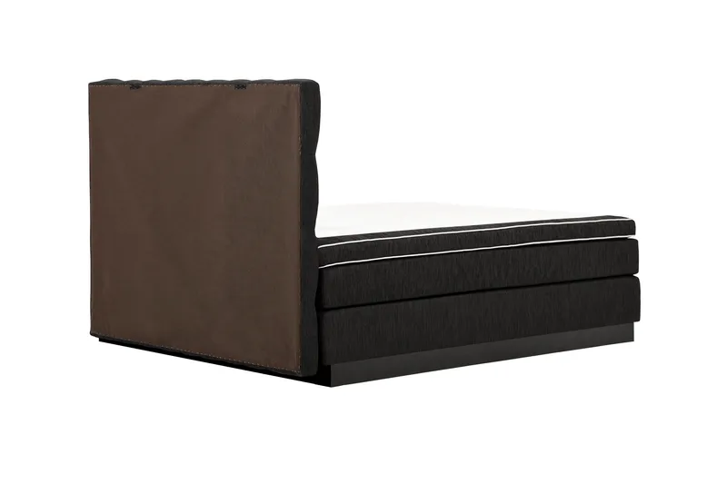 Charleston Kontinentalsäng 160x200 Fast Polyeterskum - Svart - Möbler - Sovrum - Sängar - Kontinentalsängar