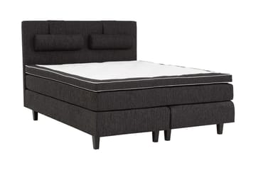 Charleston Kontinentalsäng 180x200 Fast Polyeterskum - Svart - Möbler - Sovrum - Sängar - Kontinentalsängar