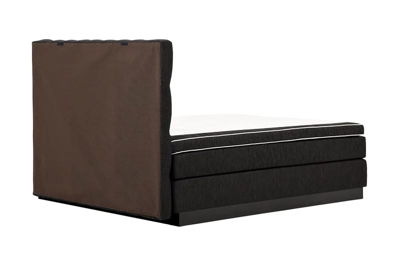 Charleston Kontinentalsäng 180x200 Fast Polyeterskum - Svart - Möbler - Sovrum - Sängar - Kontinentalsängar