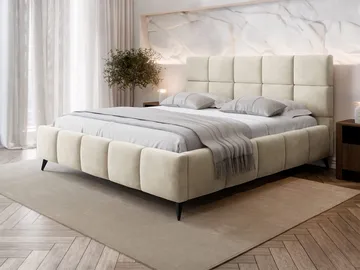 Cinerea Sängram med förvaring 140x200 cm - beige - Möbler - Sovrum - Sängar - Sängar med förvaring