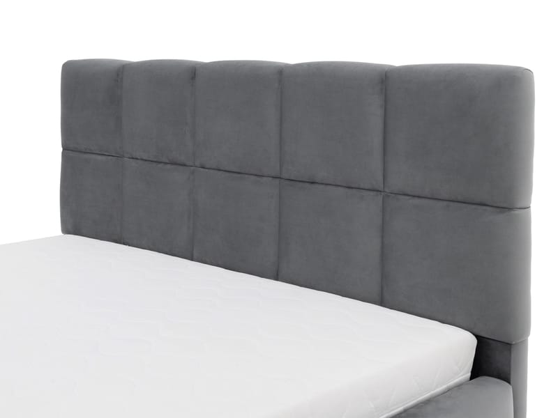 Cinerea Sängram med förvaring 140x200 cm - grå - Möbler - Sovrum - Sängram & sängstomme