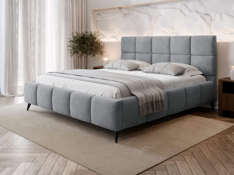 Cinerea Sängram med förvaring 160x200 cm - grå - Möbler - Sovrum - Sängar - Sängar med förvaring