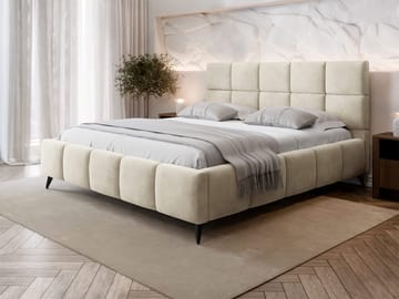 Cinerea Sängram med förvaring 180x200 cm - beige - Möbler - Sovrum - Sängar - Sängar med förvaring