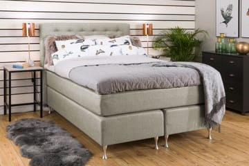 Cloud Komplett Sängpaket 140x200 - Med Sidor Beige/Vit - Möbler - Sovrum - Sängar - Komplett Sängpaket