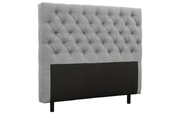 Coral Komplett Sängpaket – Kontinentalsäng 160x200 cm i Tyg med Sänggavel + Bäddmadrass - Grå - Möbler - Sovrum - Sängar - Komplett Sängpaket