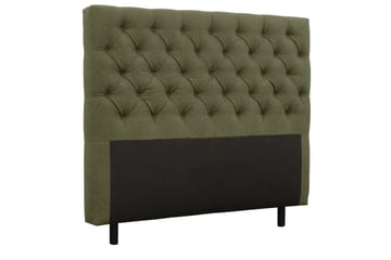 Coral Komplett Sängpaket – Kontinentalsäng 180x200 cm i Tyg med Sänggavel + Bäddmadrass - Grön - Möbler - Sovrum - Sängar - Komplett Sängpaket