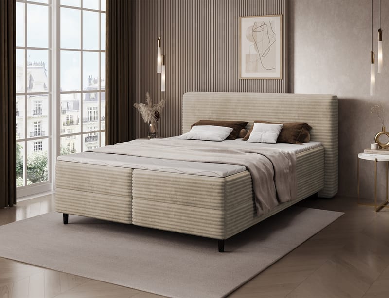 Cortiko Sängpaket Kontinentalsäng med förvaring 140x200 cm - Modullo 18 - Möbler - Sovrum - Sängar - Kontinentalsängar
