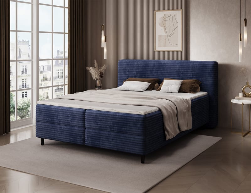Cortiko Sängpaket Kontinentalsäng med förvaring 140x200 cm - svart - Möbler - Sovrum - Sängar - Kontinentalsängar