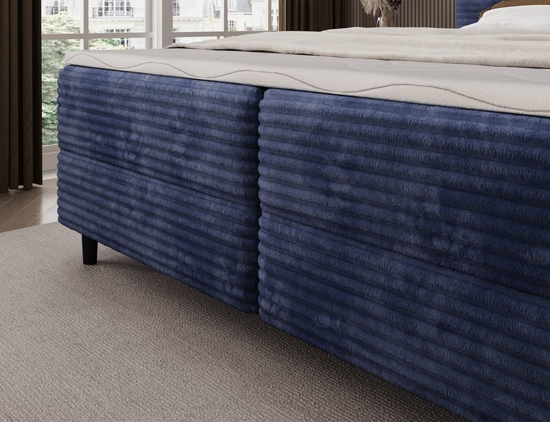 Cortiko Sängpaket Kontinentalsäng med förvaring 140x200 cm - svart - Möbler - Sovrum - Sängar - Kontinentalsängar