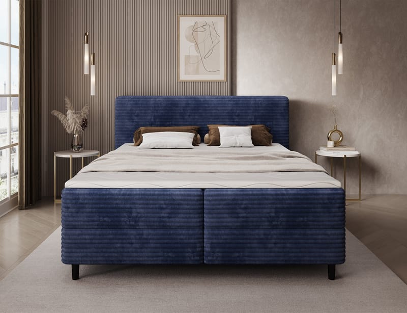 Cortiko Sängpaket Kontinentalsäng med förvaring 140x200 cm - svart - Möbler - Sovrum - Sängar - Kontinentalsängar