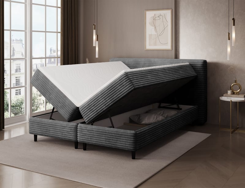Cortiko Sängpaket Kontinentalsäng med förvaring 160x200 cm - Modullo 04 - Möbler - Sovrum - Sängar - Kontinentalsängar